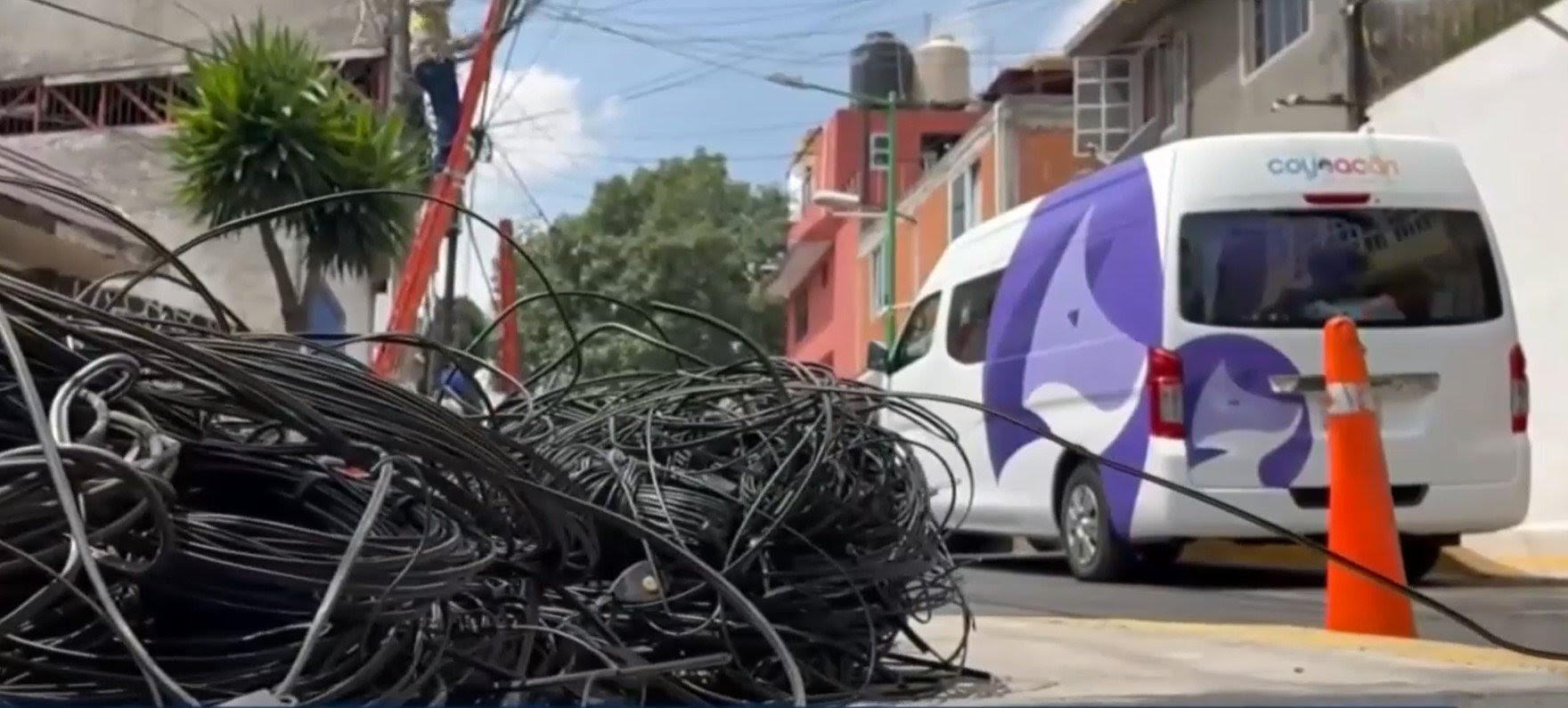 Ciudad de México contra los cables