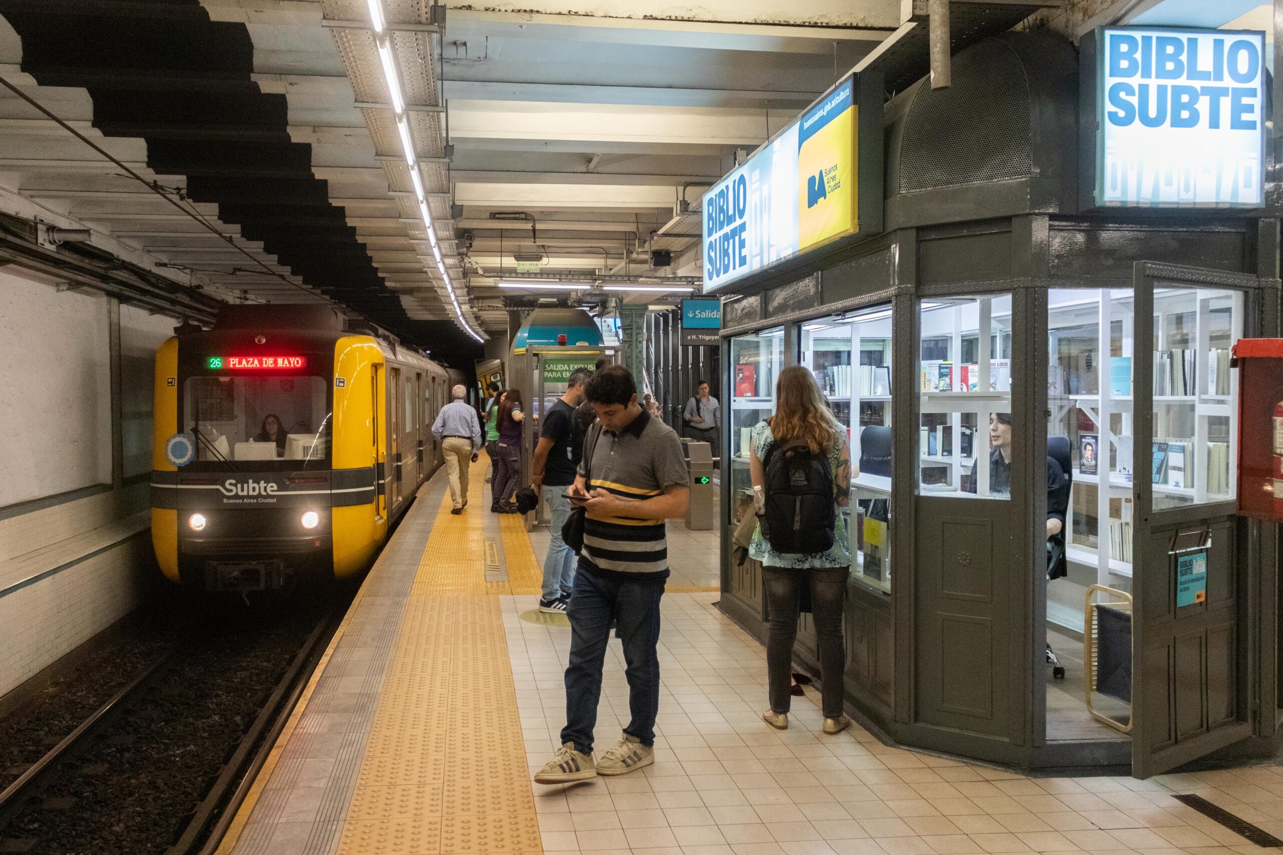 La Ciudad suma una biblioteca ¡en el Subte!