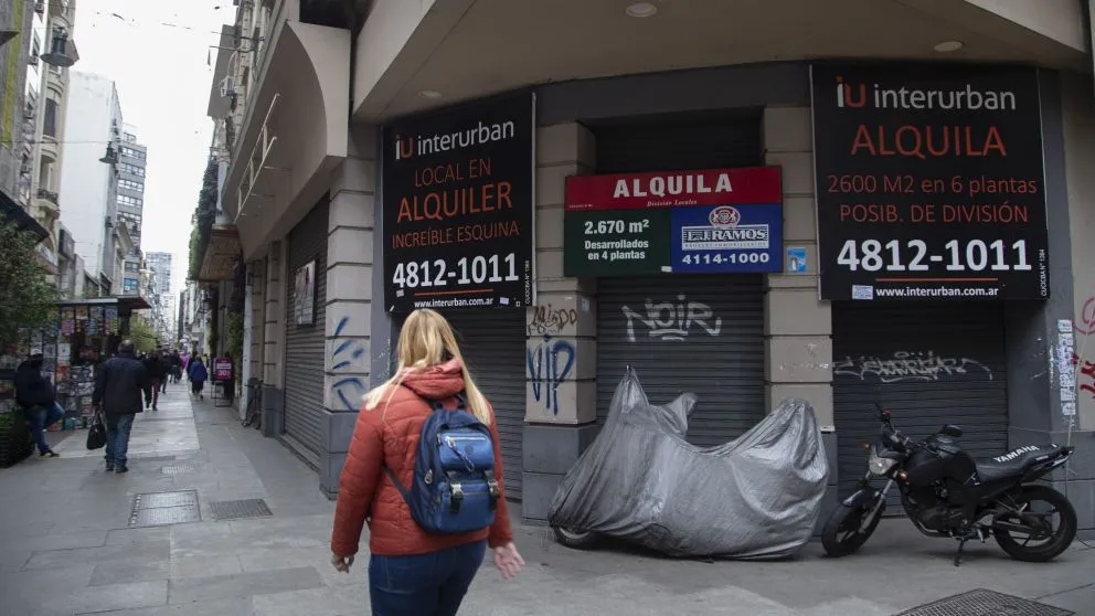 Otra vez aumentó la cantidad de locales vacíos en la Ciudad